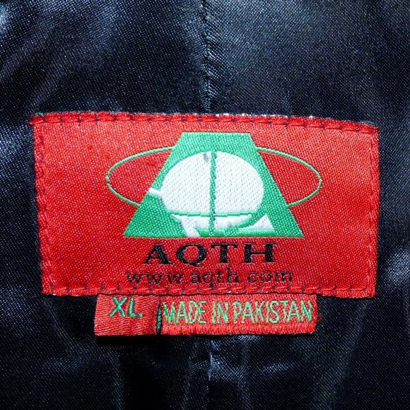 AQTH Leather Maxi Corset Coat L- XL (RUNS SMALL) Black Some Damage Please Read - Picture 12 of 12